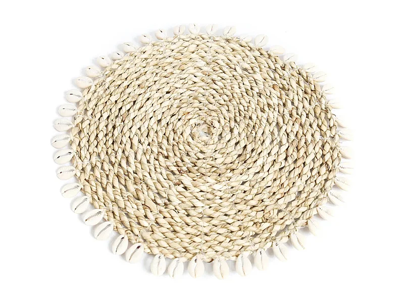 De Zeegras Schelpenonderzetter - Naturel