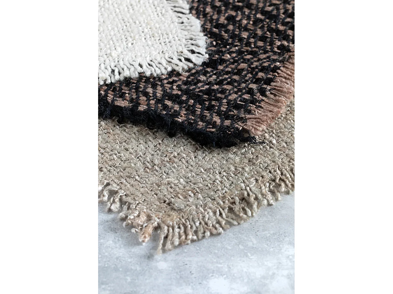 De Oh My Gee Placemat - Zwart Koper - Set van 4