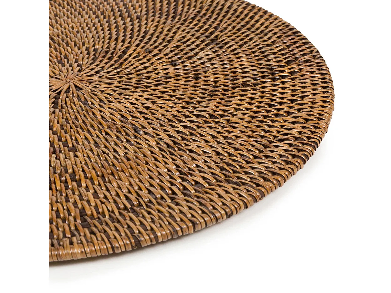 De koloniale placemat - natuurlijk bruin