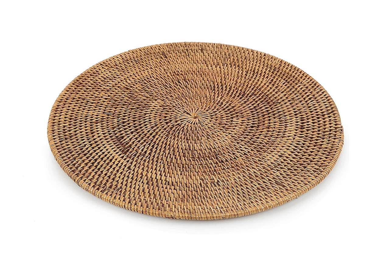 De koloniale placemat - natuurlijk bruin
