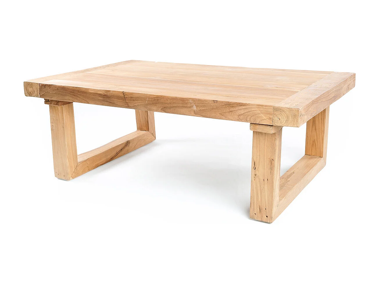 La Table Basse en Teck Recyclé - Naturel