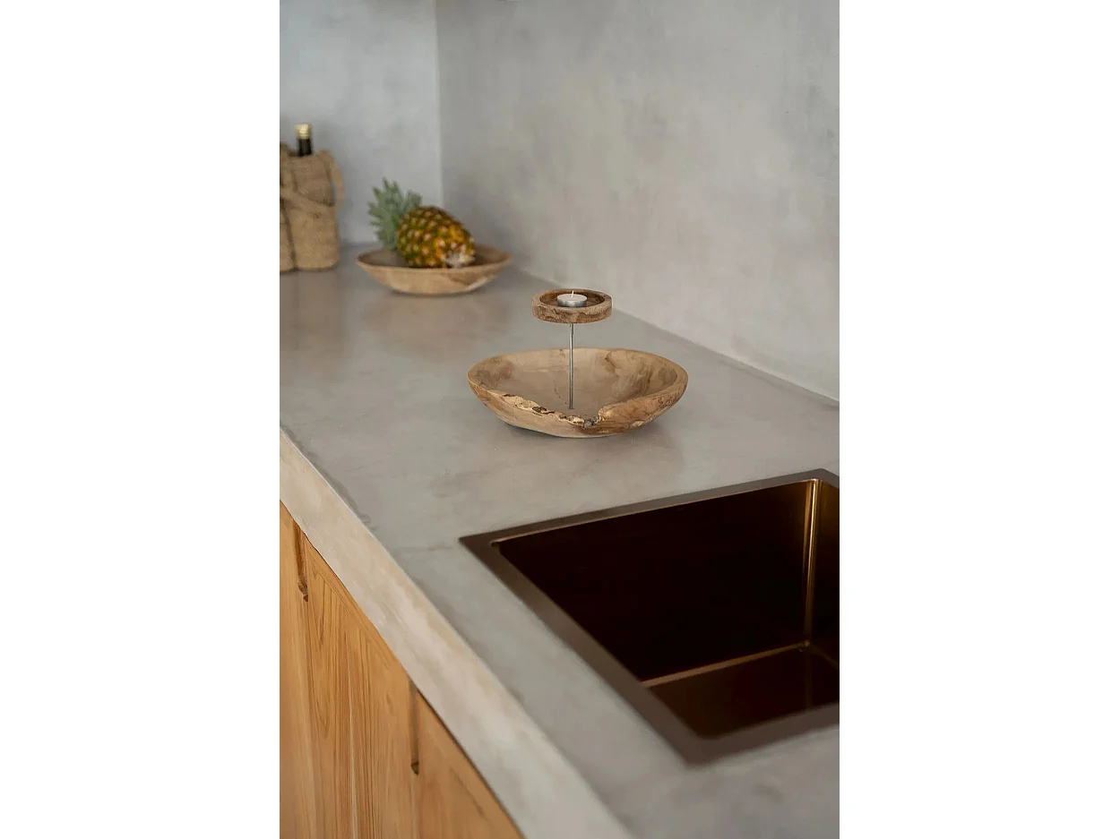 Le Bougeoir Plat - Naturel