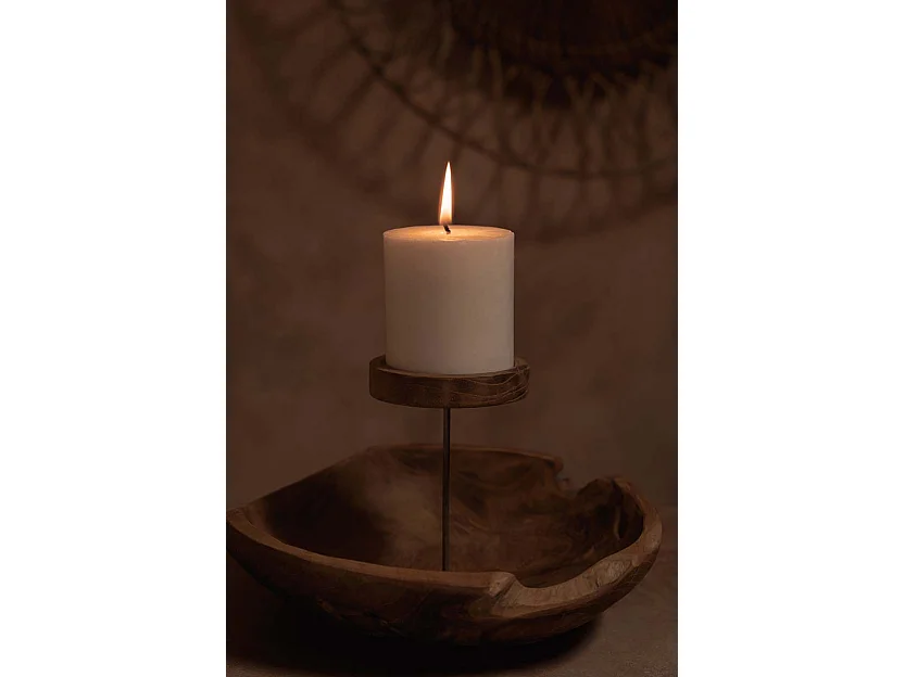 Le Bougeoir Plat - Naturel