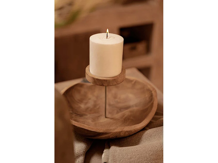 Le Bougeoir Plat - Naturel