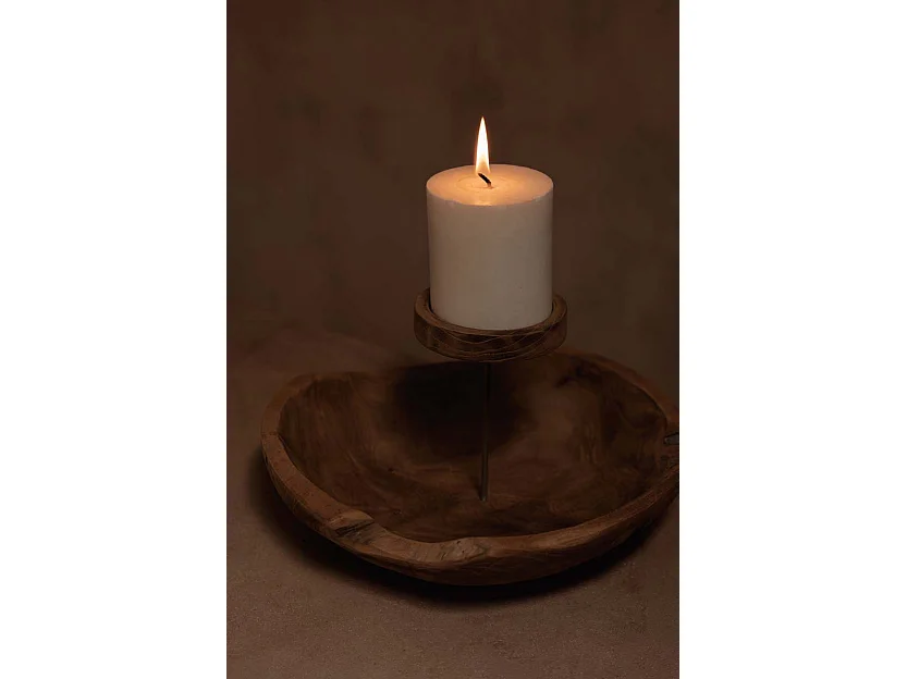 Le Bougeoir Plat - Naturel