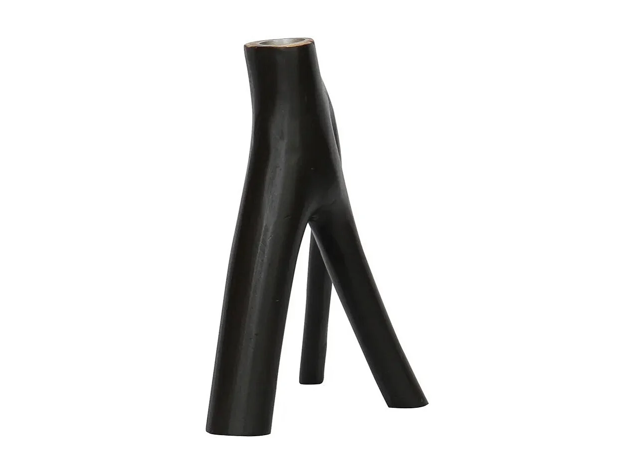 Il Portacandele Triple Twig - Nero