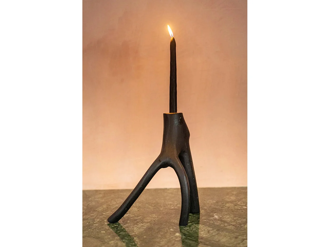 Le Bougeoir Triple Twig - Noir