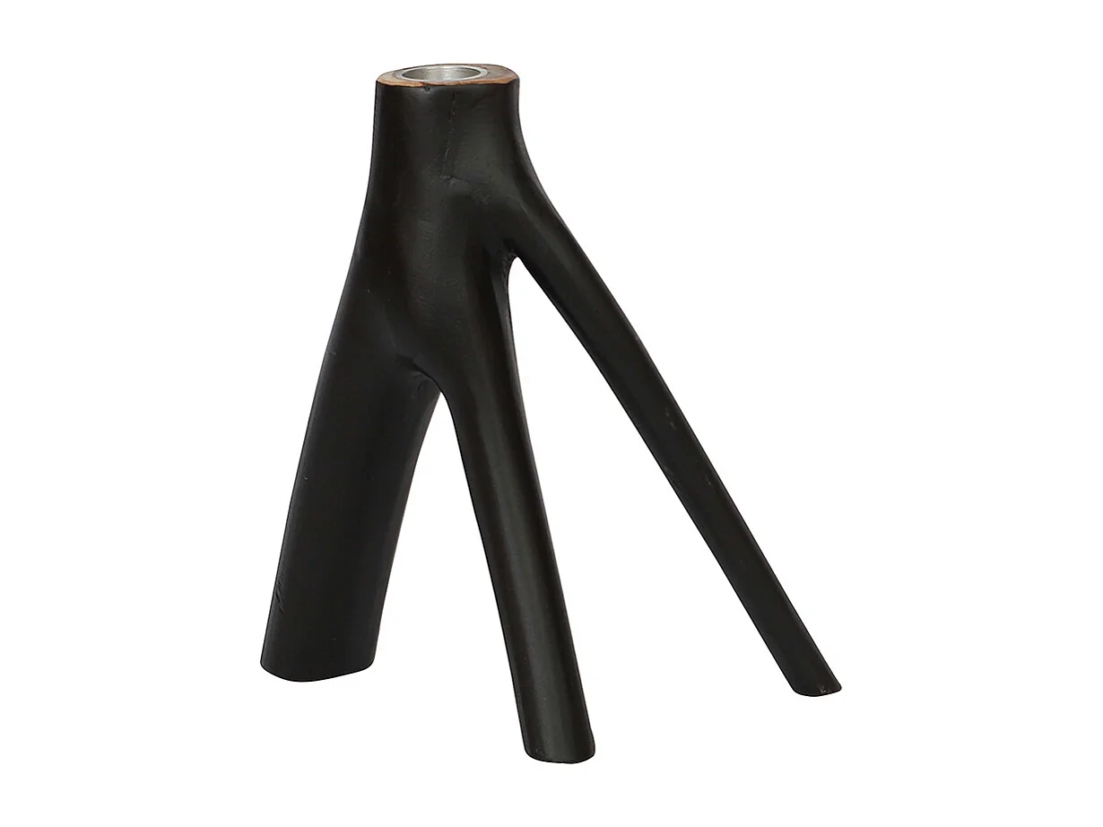 Der Triple Twig Kerzenhalter - Schwarz