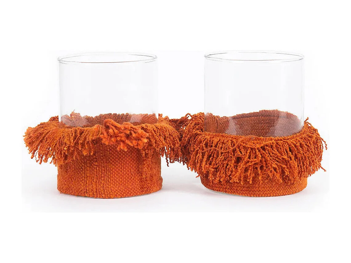 Il Portacandele Oh My Gee - Velluto Ruggine - L