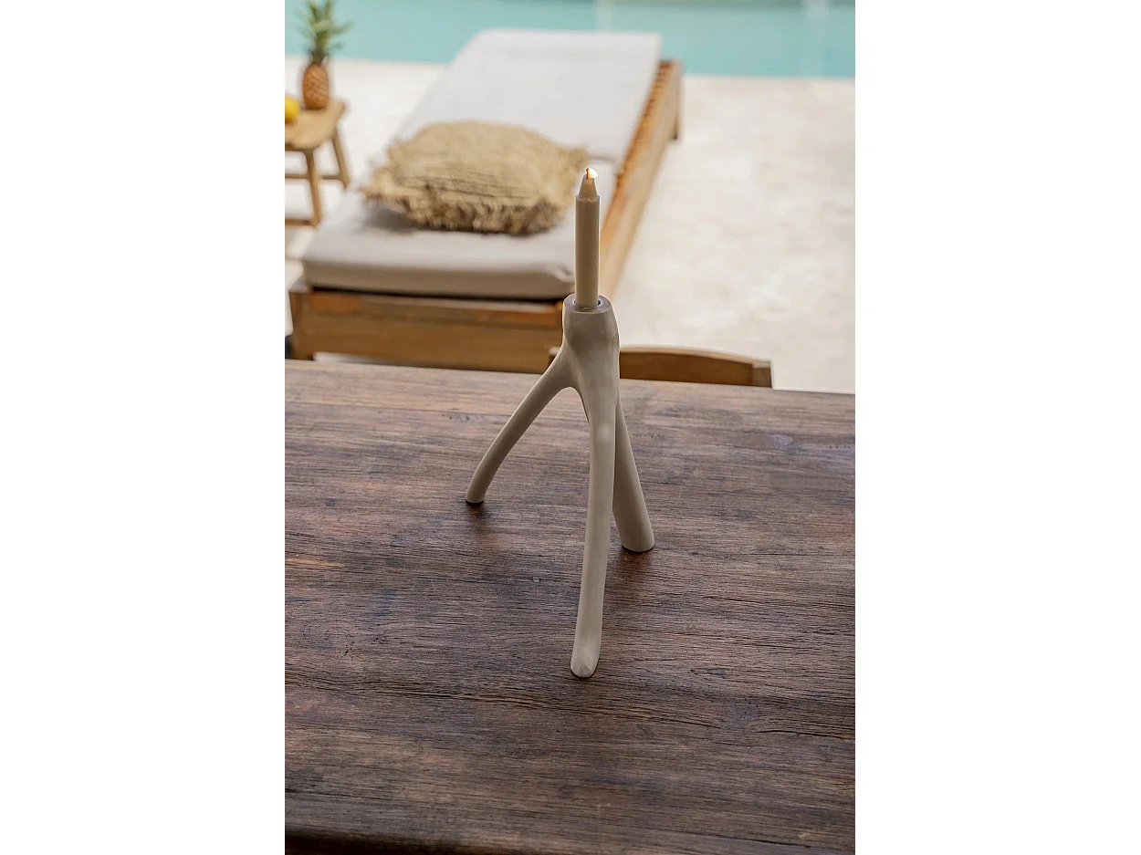Il Portacandele Triple Twig - Bianco