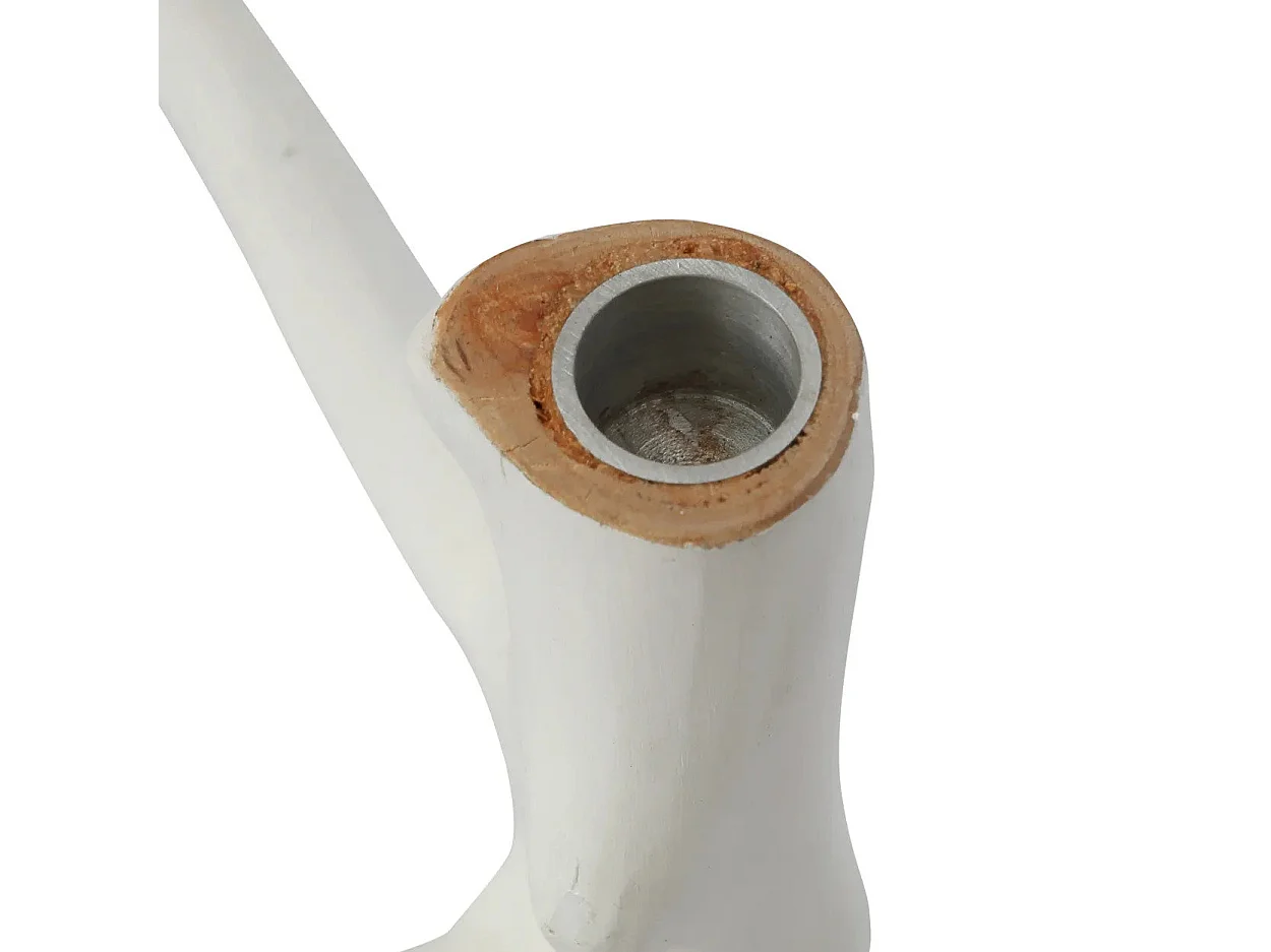 Il Portacandele Triple Twig - Bianco