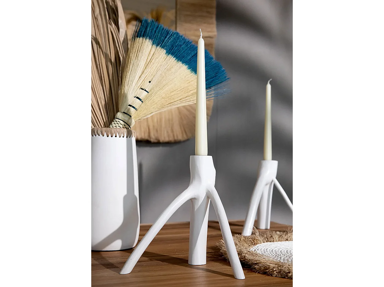 Le Bougeoir Triple Twig - Blanc