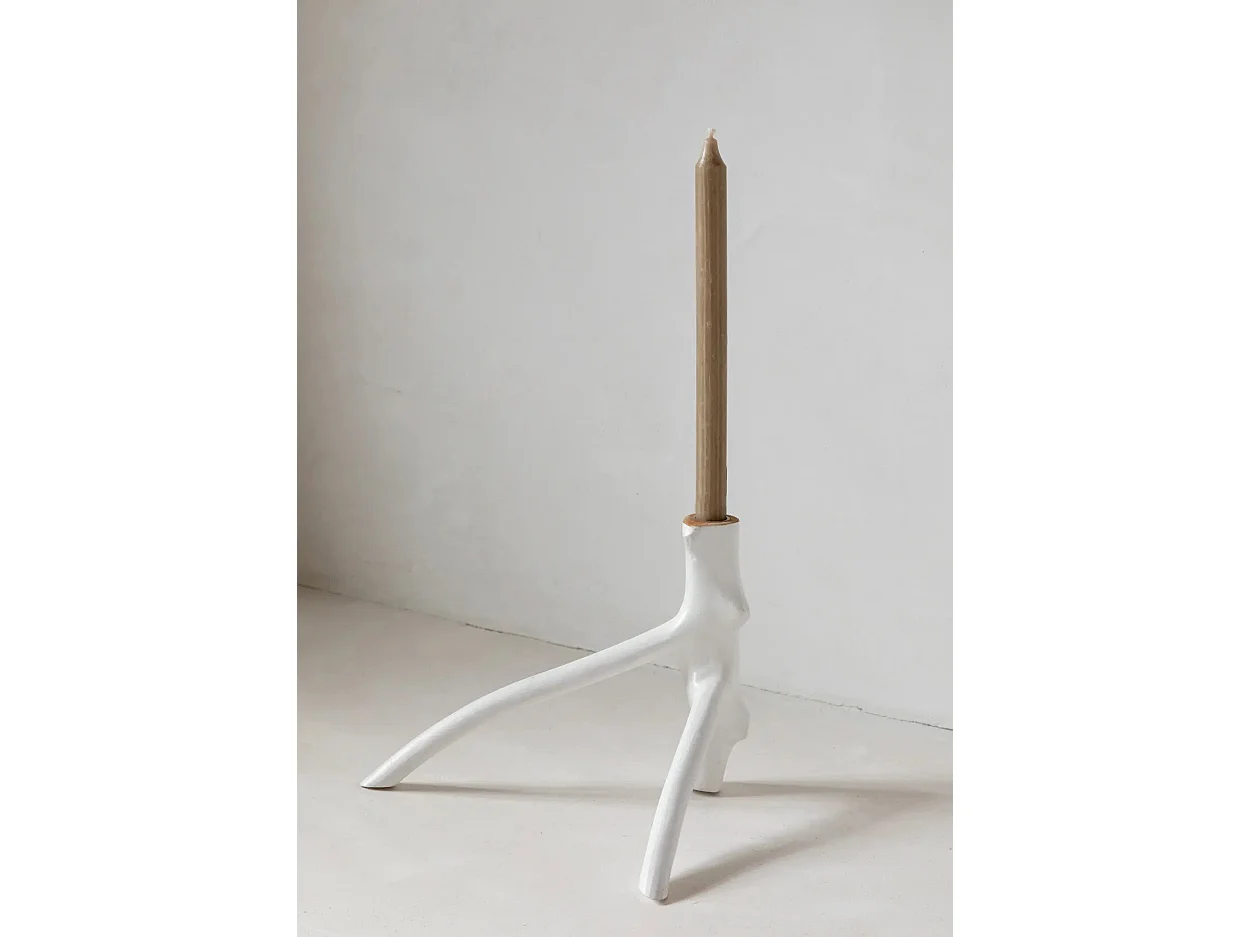 Le Bougeoir Triple Twig - Blanc