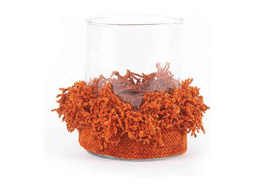 Il Portacandele Oh My Gee - Velluto Ruggine - M