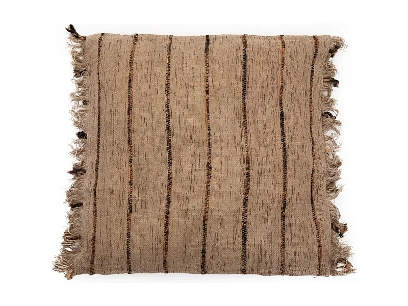 La Housse De Coussin Oh My Gee - Noir Beige - 60x60