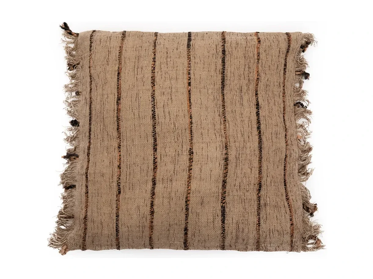 La Funda de Cojín Oh My Gee - Beige Negro - 60x60