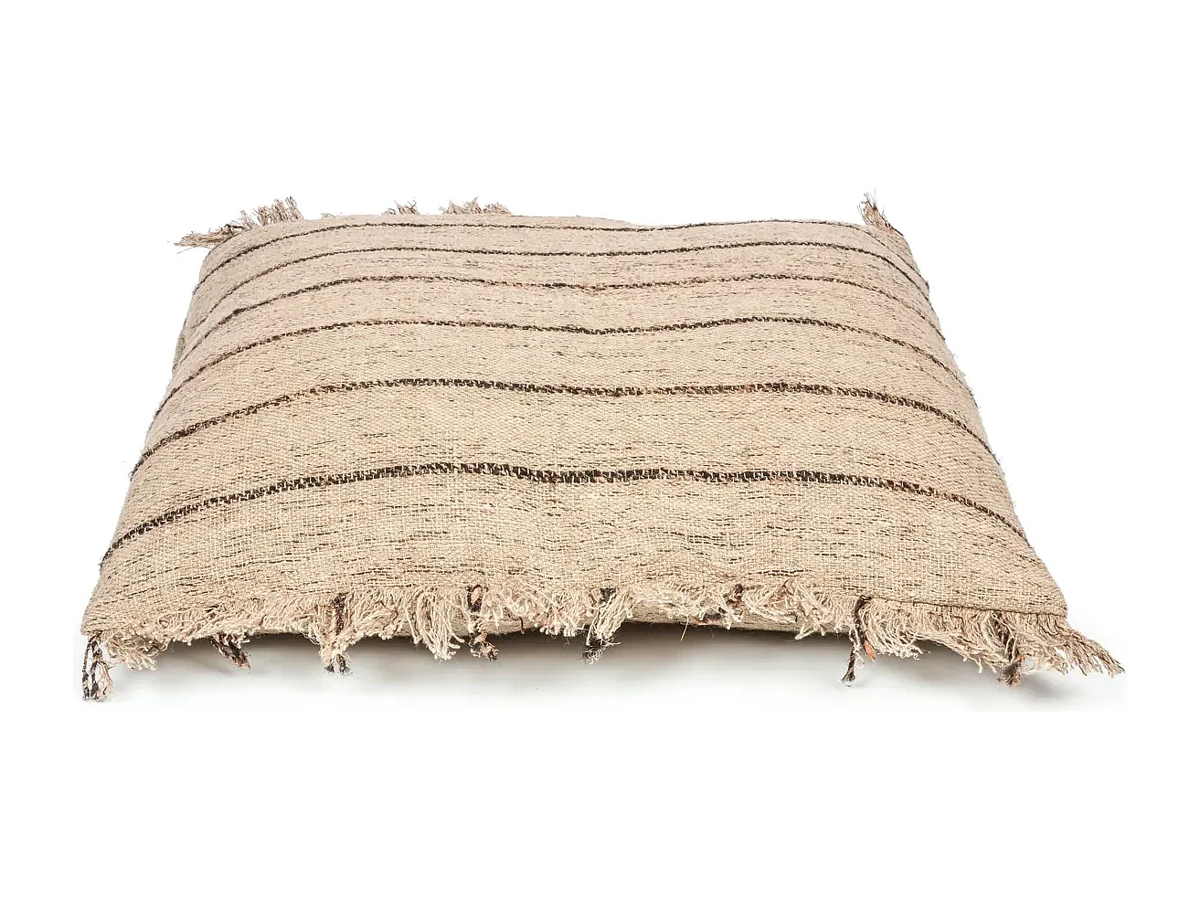 La Funda de Cojín Oh My Gee - Beige Negro - 60x60