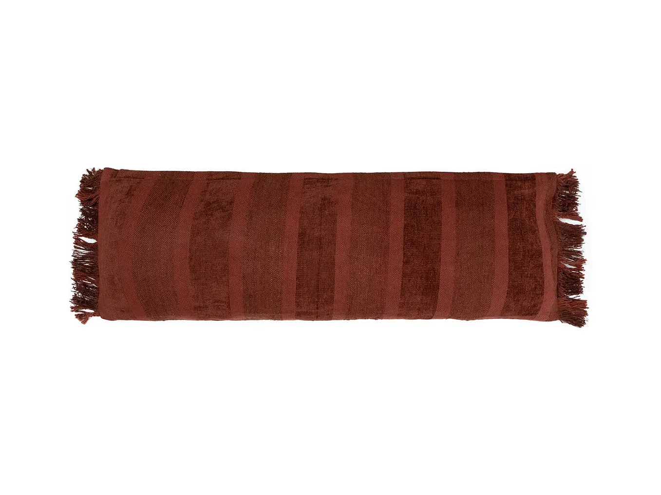 La Housse De Coussin Oh My Gee - Velours Bordeaux - 35x100