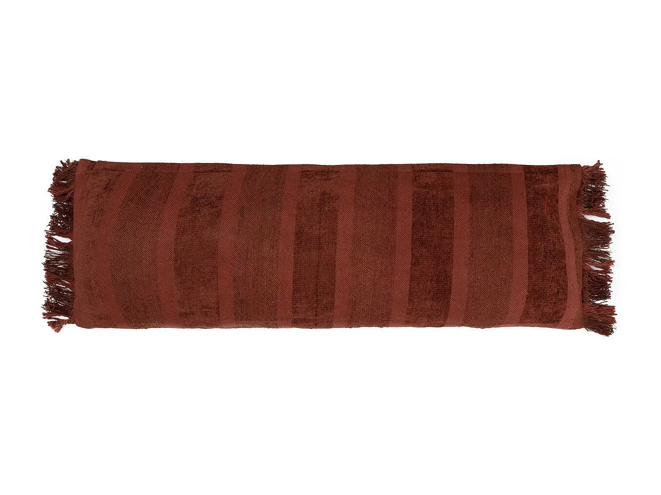 La Housse De Coussin Oh My Gee - Velours Bordeaux - 35x100
