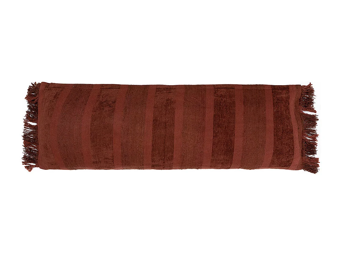 La Housse De Coussin Oh My Gee - Velours Bordeaux - 35x100