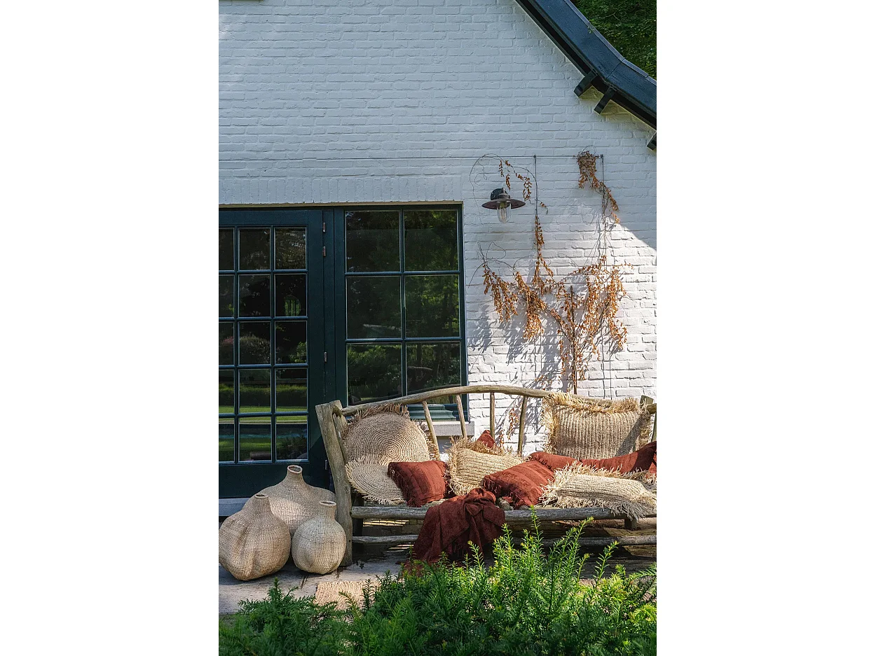 La Housse De Coussin Oh My Gee - Velours Bourgogne - 30x50