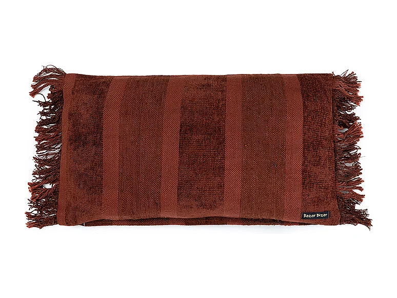 La Housse De Coussin Oh My Gee - Velours Bourgogne - 30x50