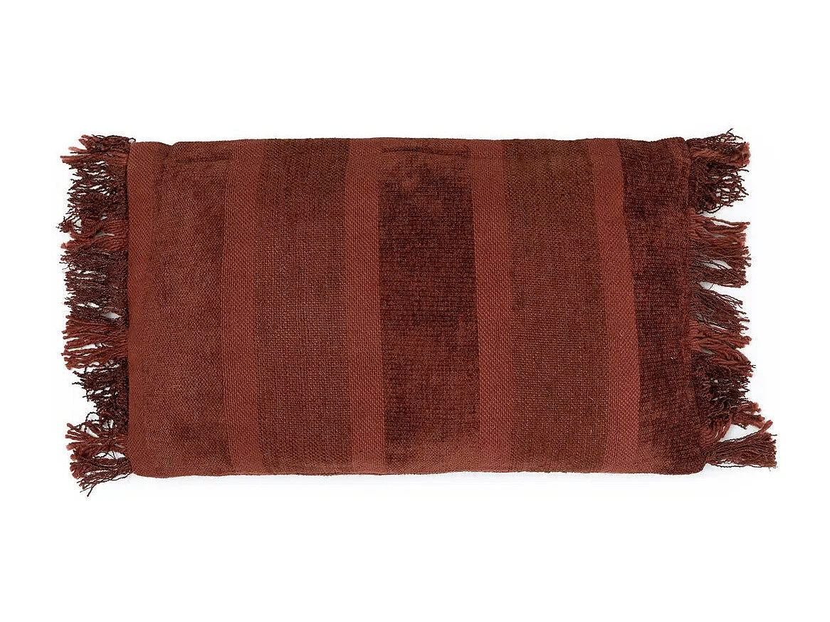 La Housse De Coussin Oh My Gee - Velours Bourgogne - 30x50