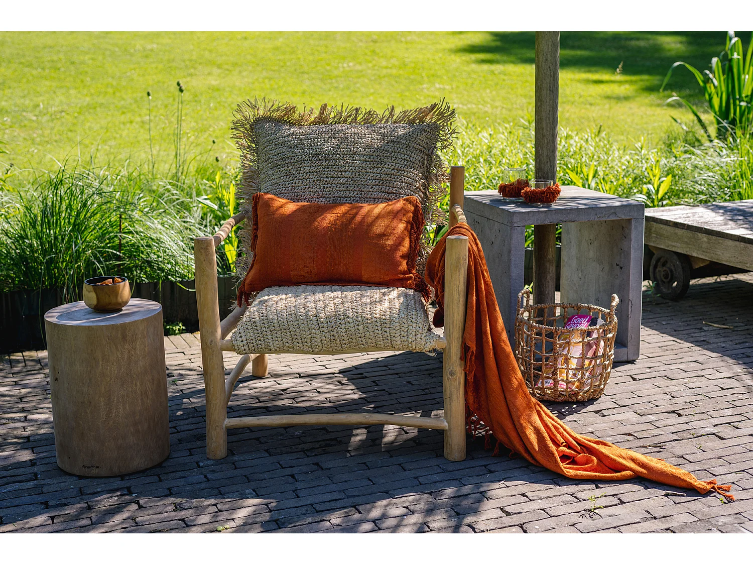 La Housse De Coussin Oh My Gee - Velours Rouille - 30x50