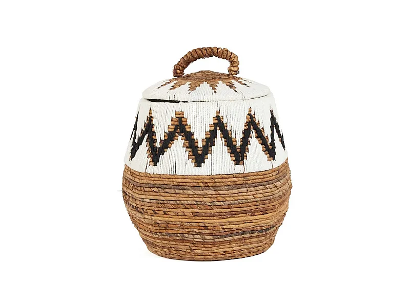 Die Little Bay Beach Körbe - Natur Weiss - M