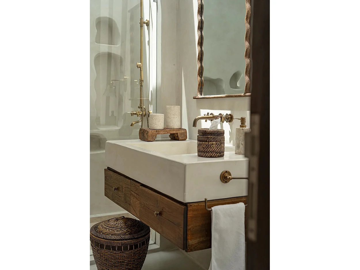 De Colonial Tissuehouder - Naturel Bruin