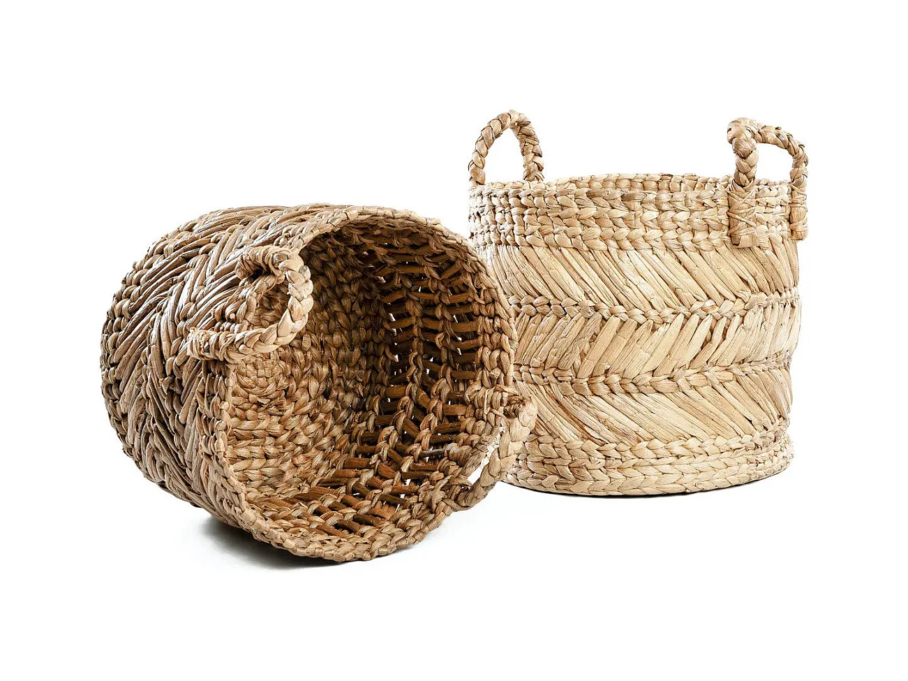 Le Panier En Feuilles De Banane Zigzag - M
