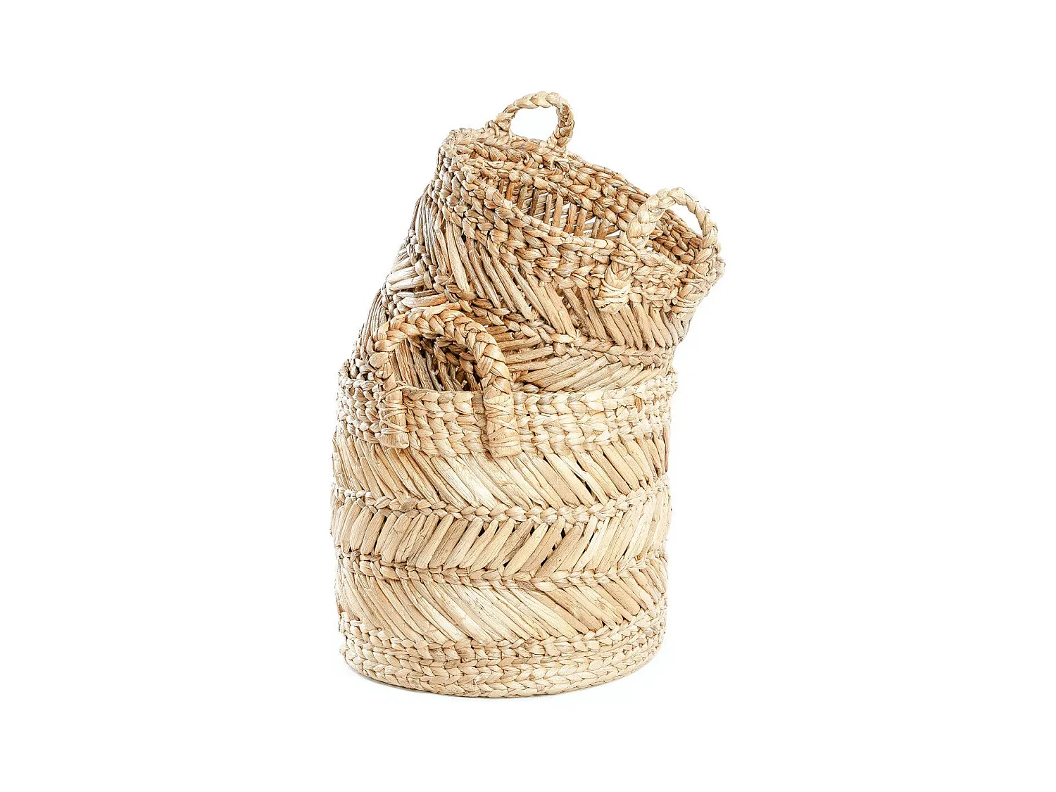 Le Panier En Feuilles De Banane Zigzag - M