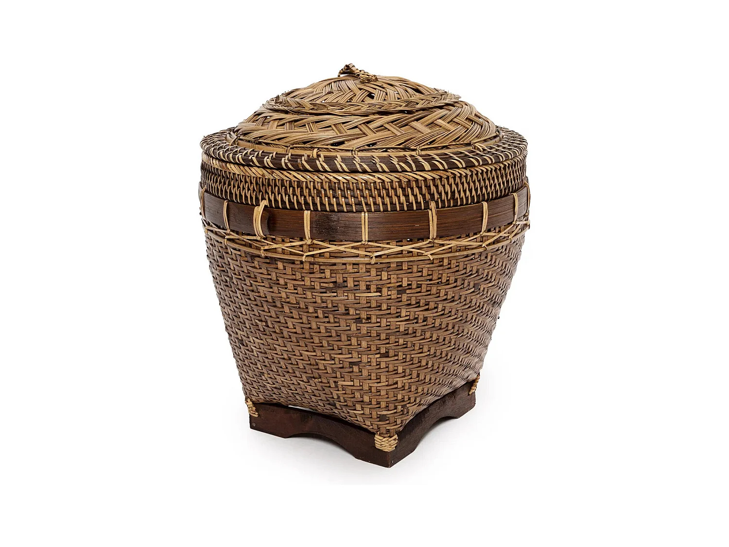 Le Panier Colonial Storage - Naturel Marron - L