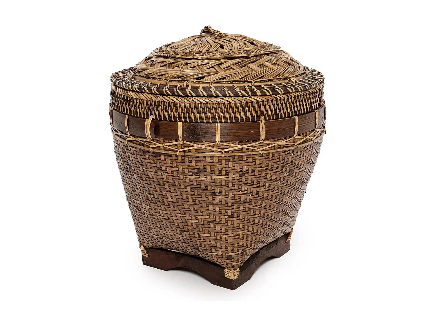 Le Panier Colonial Storage - Naturel Marron - L