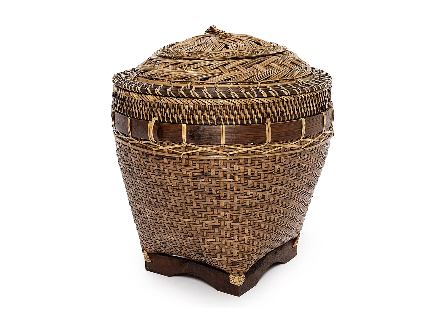De Colonial Storage Mand - Naturel Bruin - L