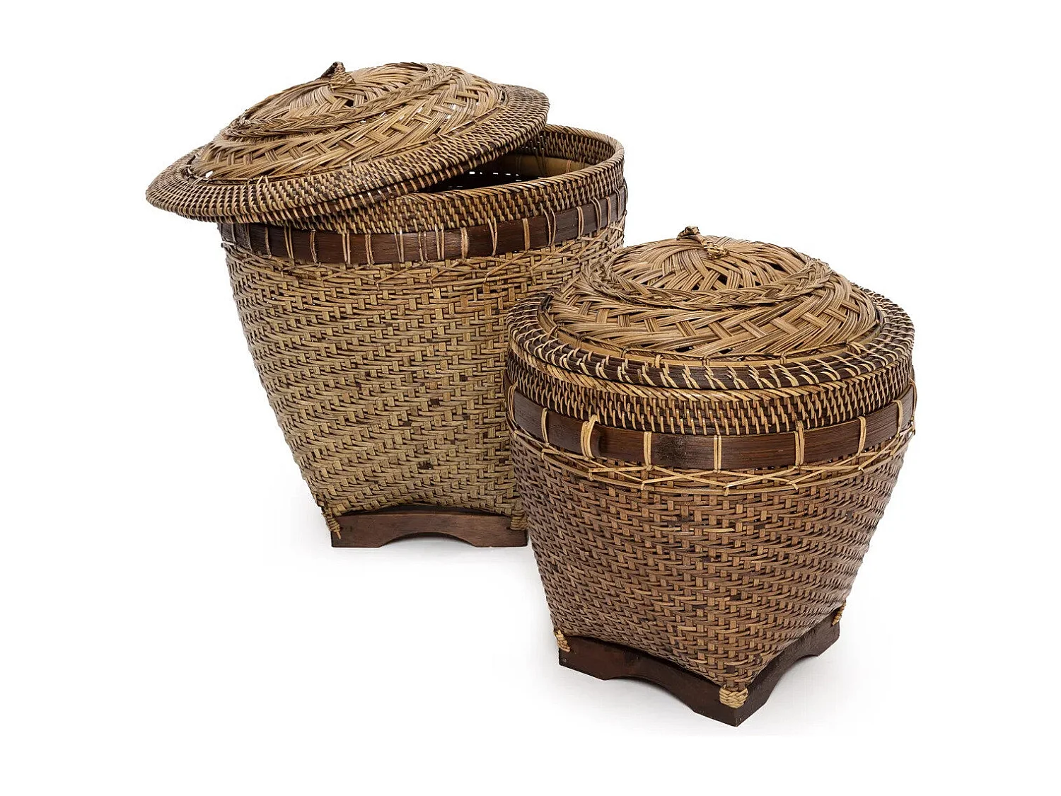 De Colonial Storage Mand - Naturel Bruin - L