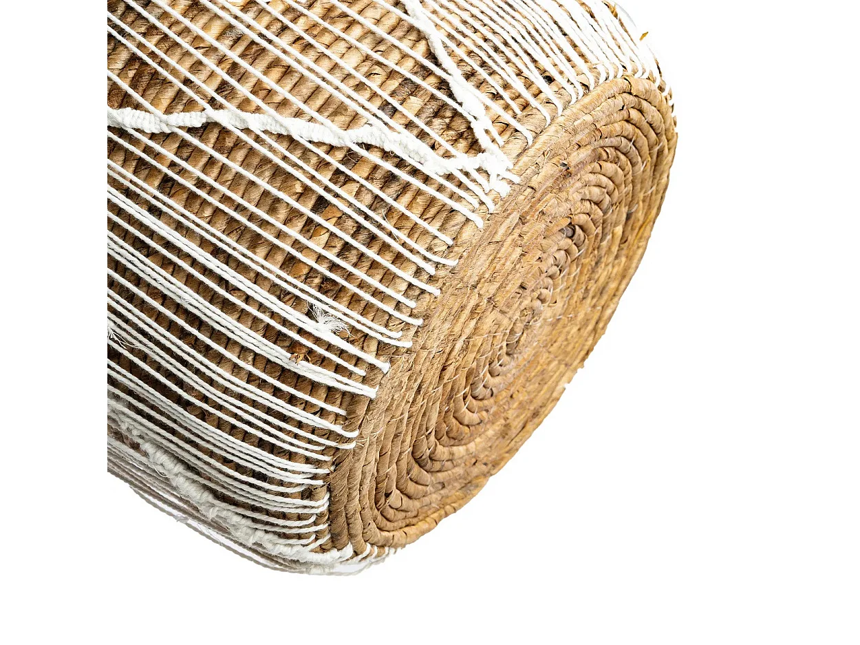 Le Panier Macramé à Couture Droite - L