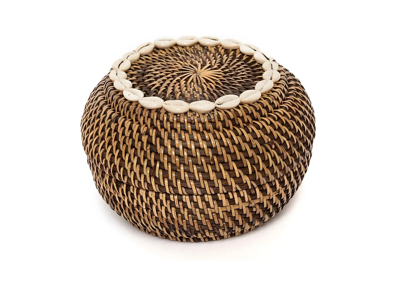 Le Panier Colonial Peek-a-Boo - Brun Naturel - S