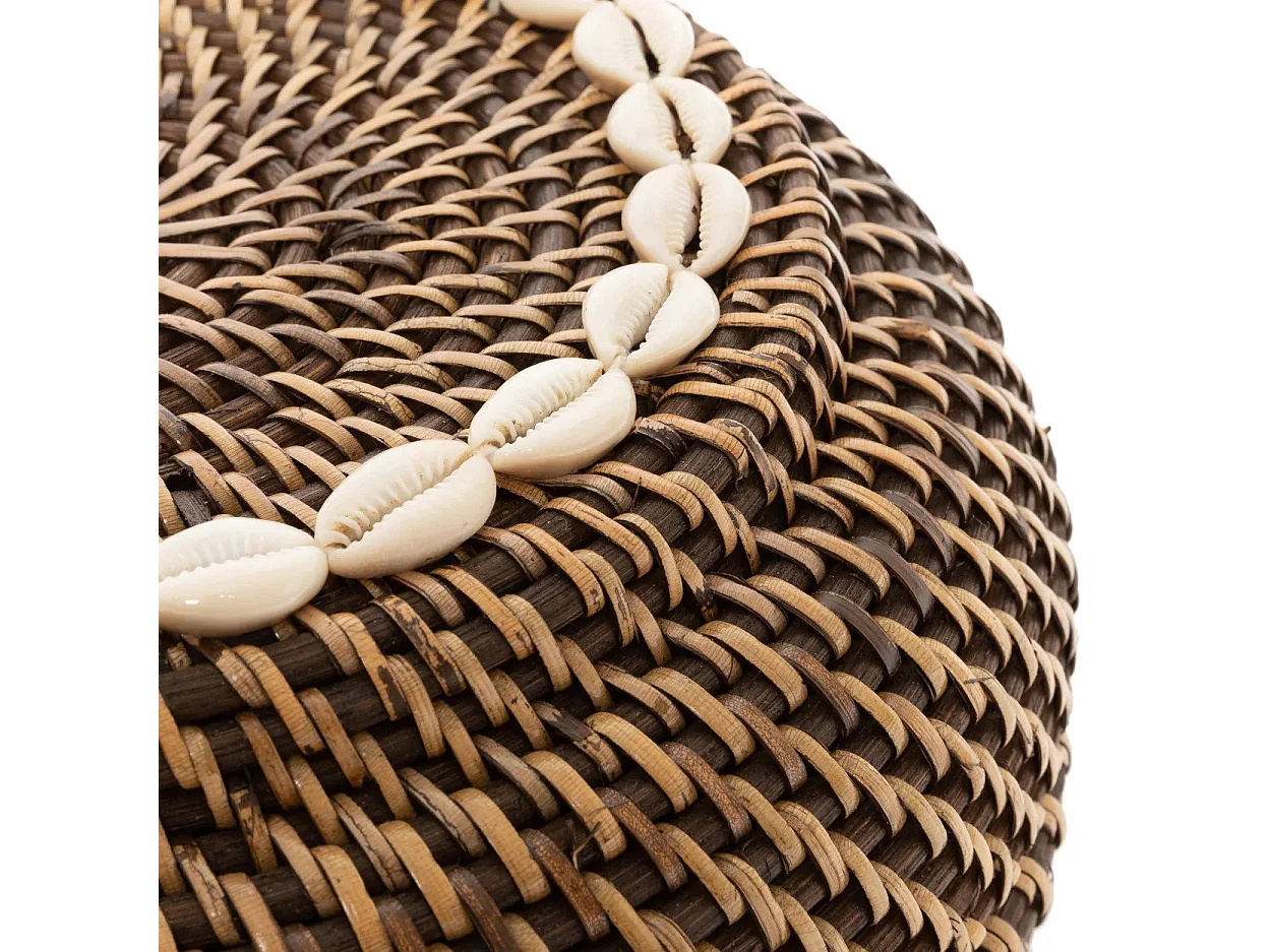 Le Panier Colonial Peek-a-Boo - Brun Naturel - S