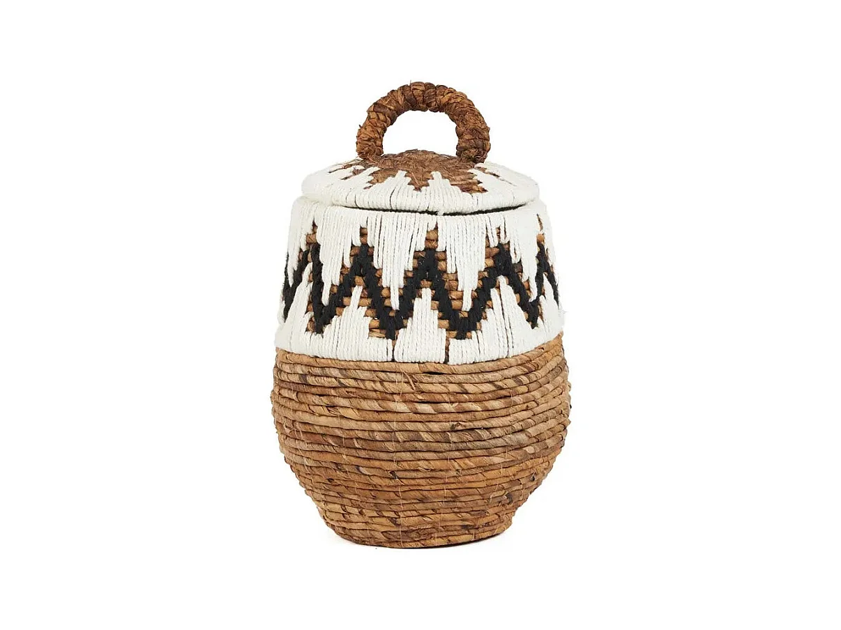 De Little Bay Beach Mand - Naturel Wit - S