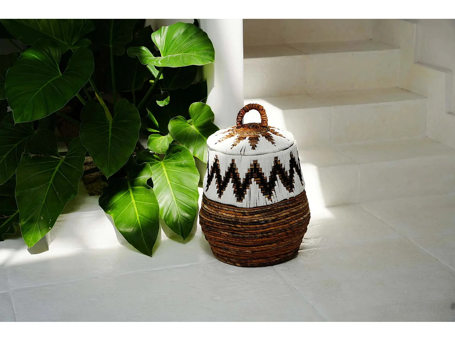 Le Panier Little Bay Beach - Naturel Blanc - S