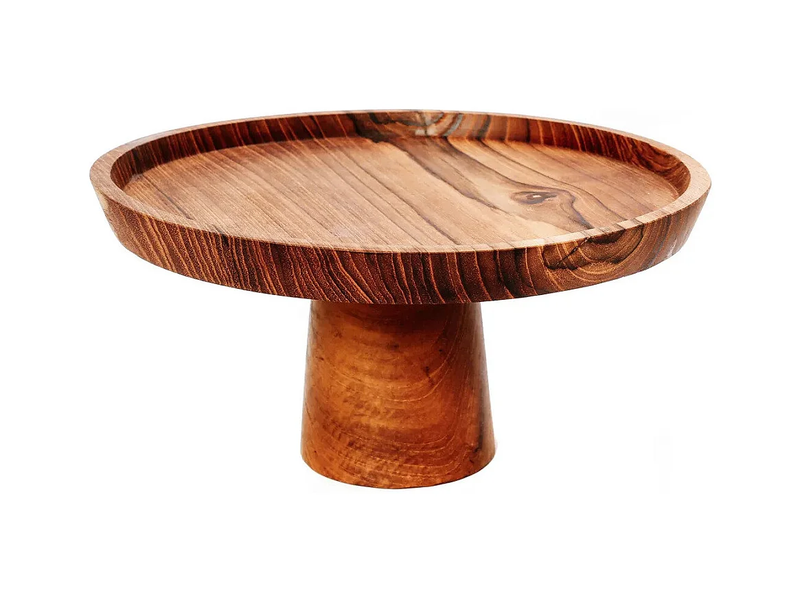Le Plateau À Gâteaux Teak Root - M