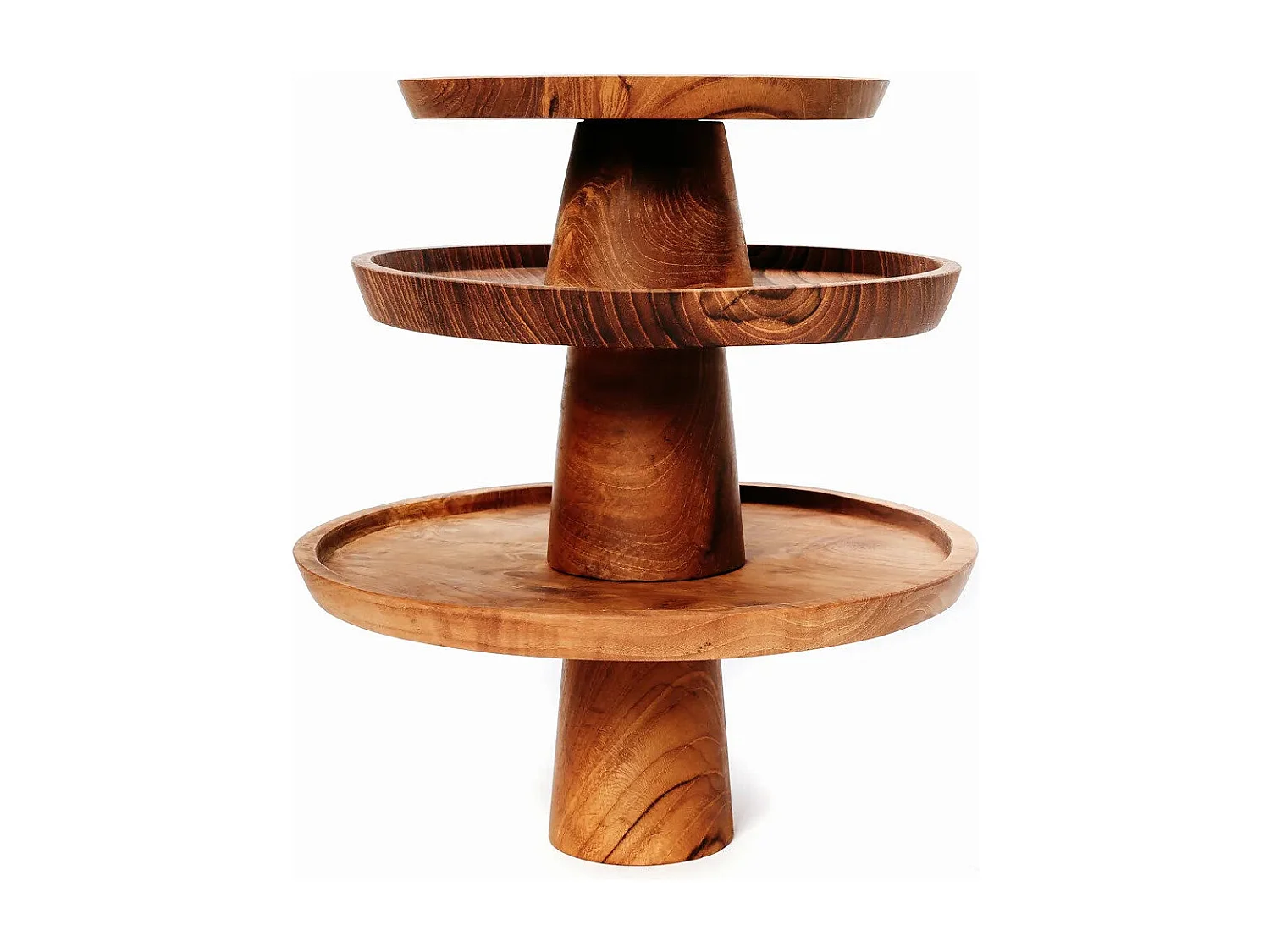 Le Plateau À Gâteaux Teak Root - M