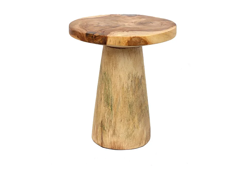 La Table D'appoint Timber Conic - Naturel - 50