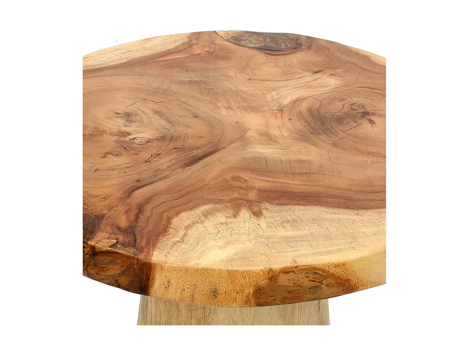La Table D'appoint Timber Conic - Naturel - 50