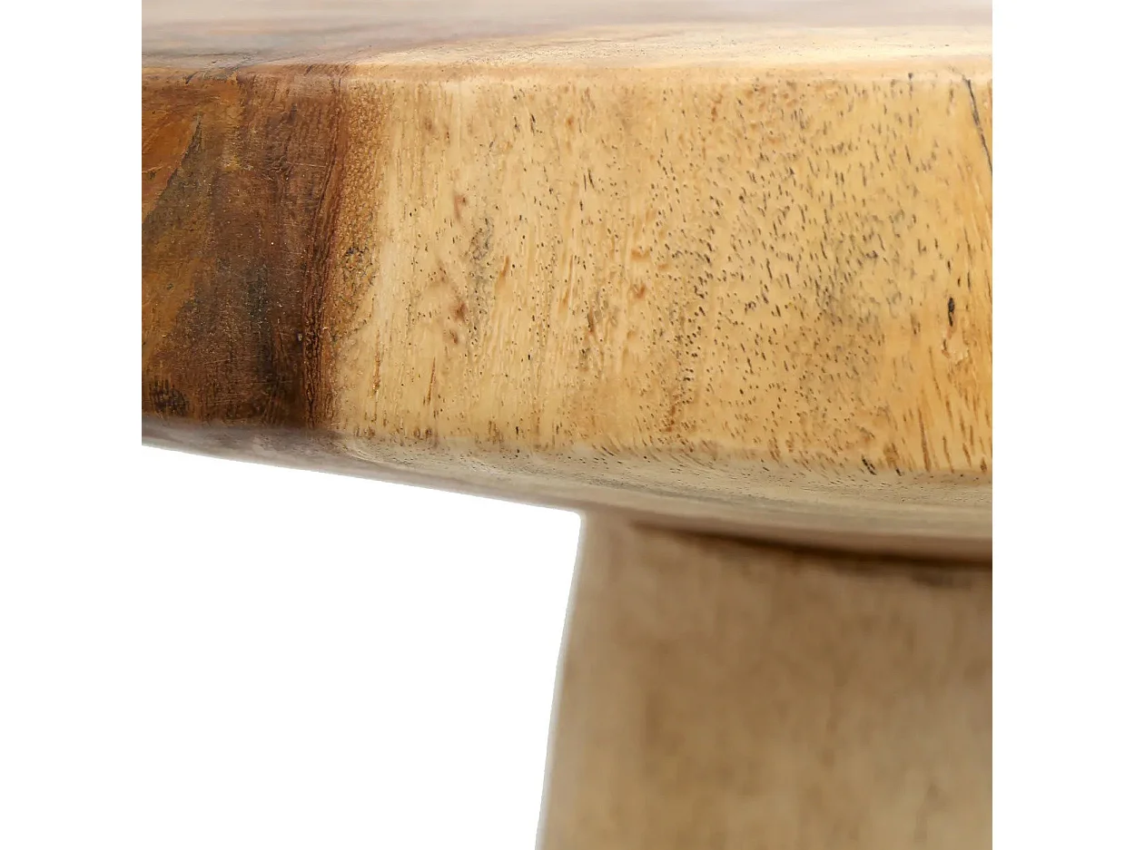 La Table D'appoint Timber Conic - Naturel - 50