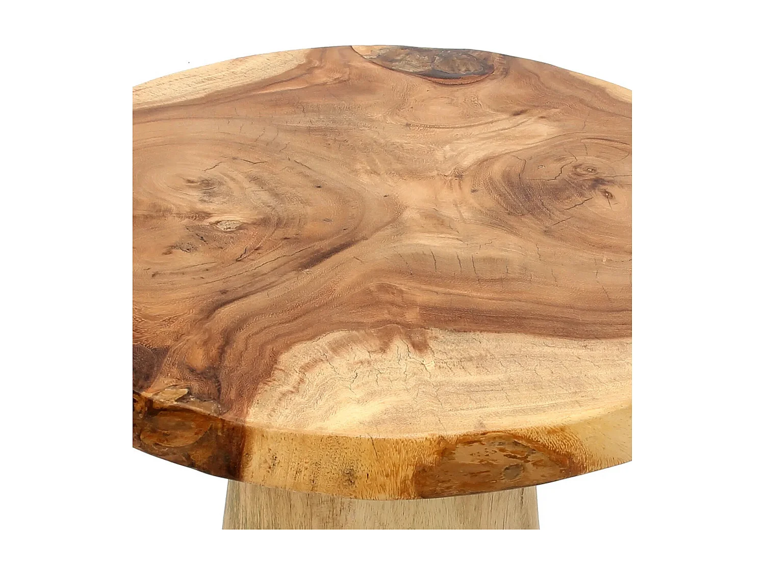 La Table D'appoint Timber Conic - Naturel - 50