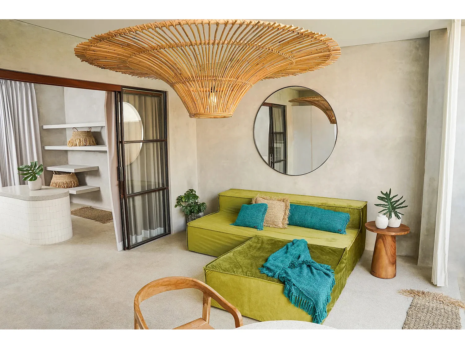 La Table D’appoint Timber Conic - Naturel - 50