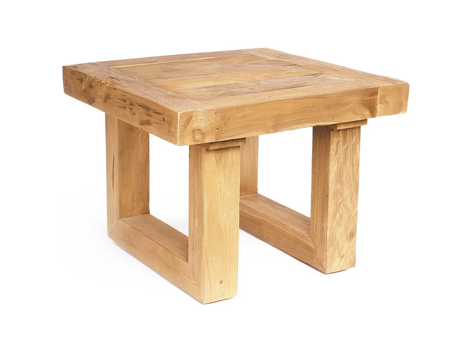 La Table D'Appoint En Teck Recyclé - Naturel