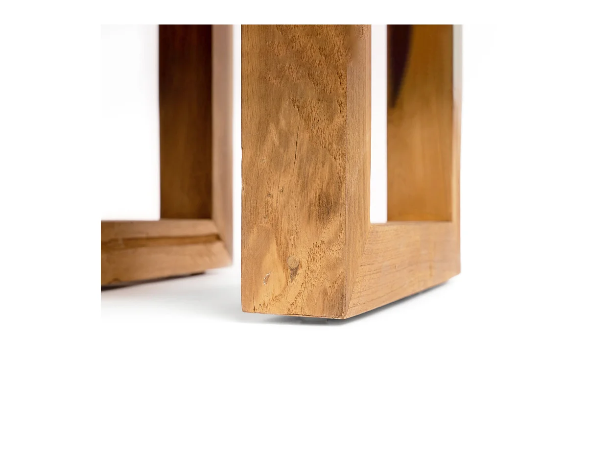 De Reclaimed Teak Bijzettafel - Naturel